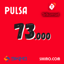 Pulsa Telkomsel - Telkomsel 73.000