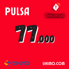 Pulsa Telkomsel - Telkomsel 77.000