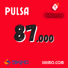 Pulsa Telkomsel - Telkomsel 87.000